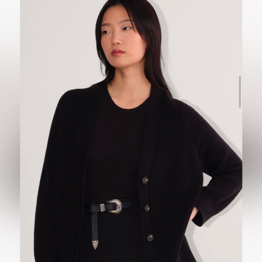 Everlane the long cocoon cardigan